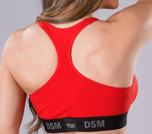 Top DSM Americano de Algodon Rojo