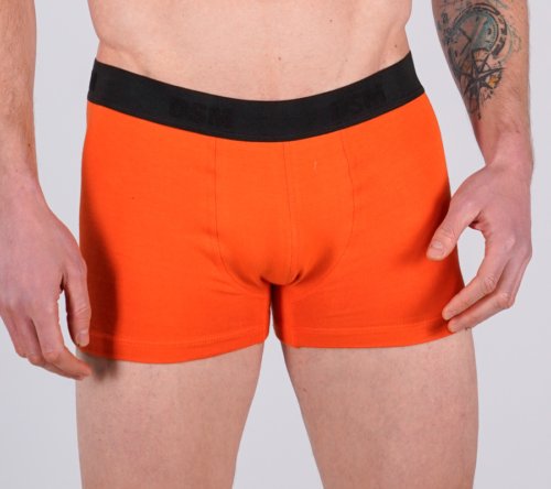 Boxer DSM Liso Algodon Naranja