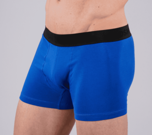 Boxer DSM Algodon Liso Azul Francia