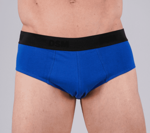 Slip DSM Algodon Liso Azul Francia