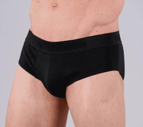 Slip DSM Algodon Liso Negro