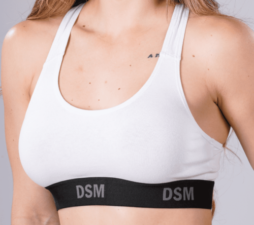 Top DSM Americano de Algodon Blanco