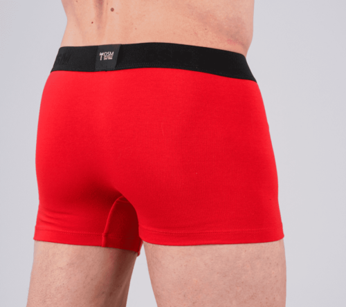 Boxer DSM Liso Algodon Rojo