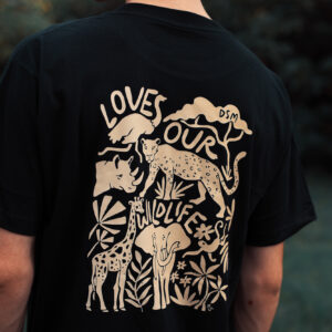 Remera de algodón Wild Life