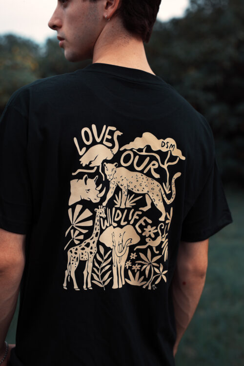 Remera de algodón Wild Life