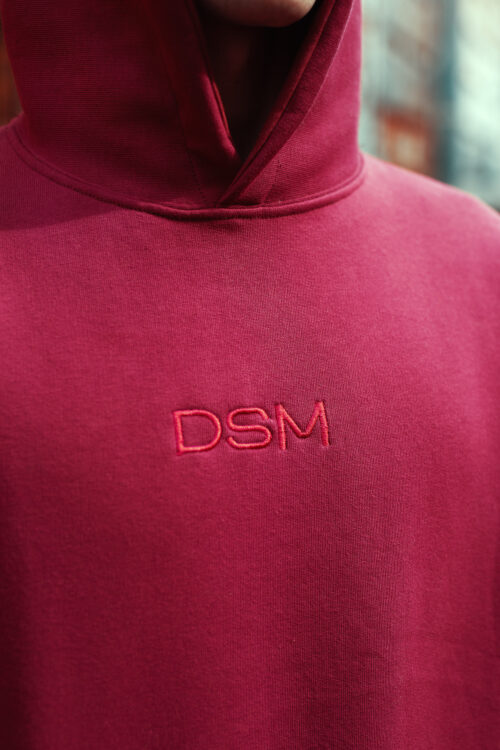 Buzo Canguro DSM Bordó - Hoodie Unisex - Imagen 2