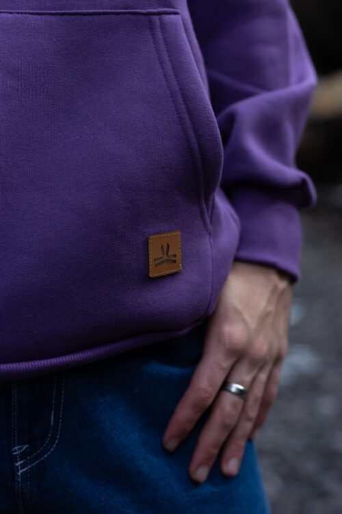 Buzo Canguro DSM Violeta - Hoodie Unisex - Imagen 3