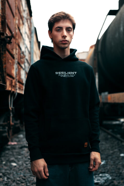 Buzo Canguro DSM Negro- Hoodie Unisex Resilient