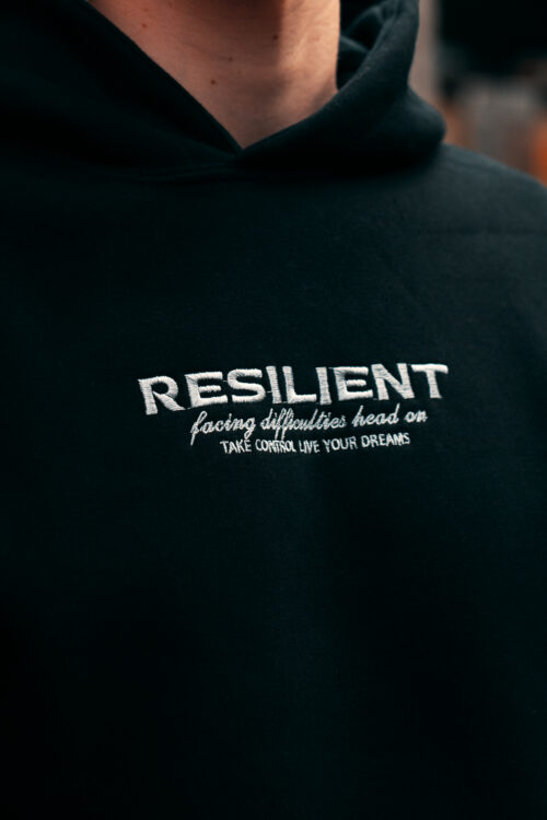 Buzo Canguro DSM Negro- Hoodie Unisex Resilient - Imagen 6