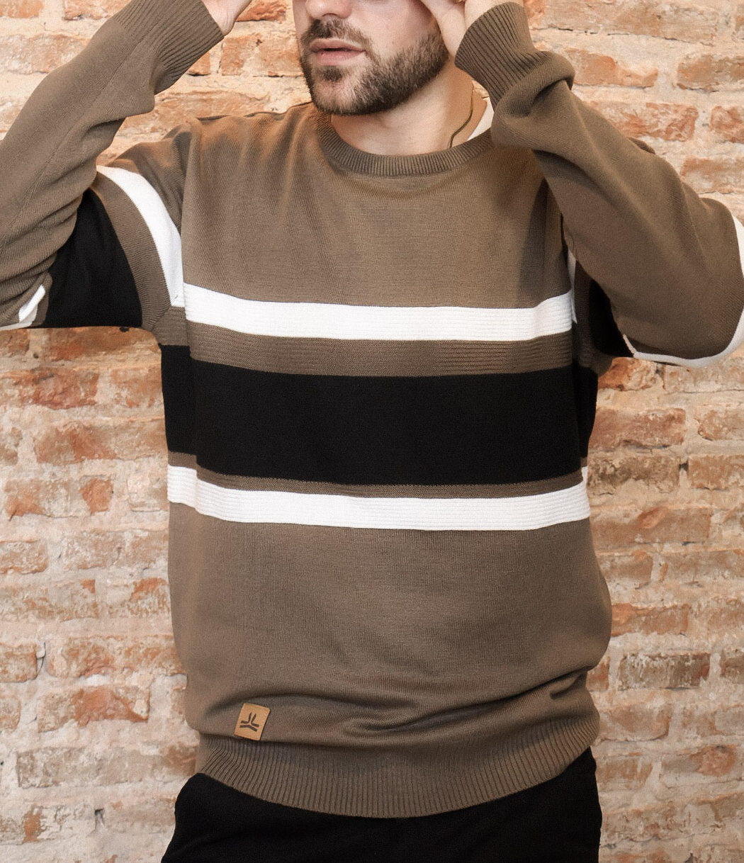 Sweater Rayado Tramado - Imagen 4