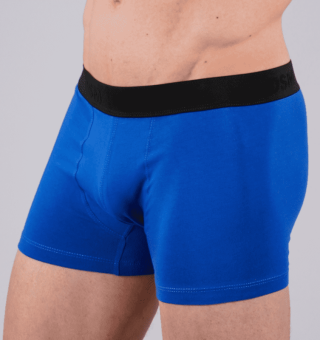 Boxer DSM Algodon Liso Azul Francia