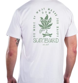 SKATE GREEN ESPALDA BLANCA