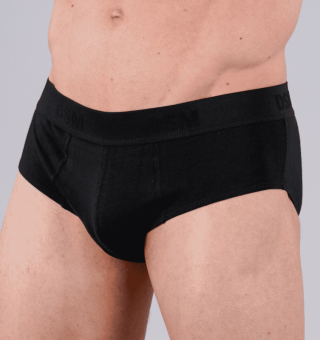 Slip DSM Algodon Liso Negro